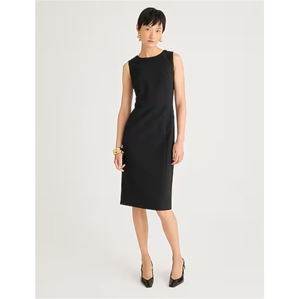 J.Crew Sheath dress in four-season stretch Blue Size 12 NWT